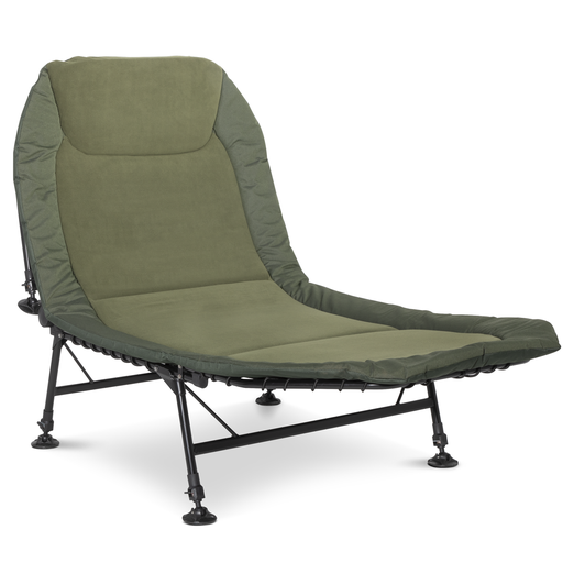 [DL78] Dellonda Adjustable Bedchair with Fleece Mattress & Pillow
